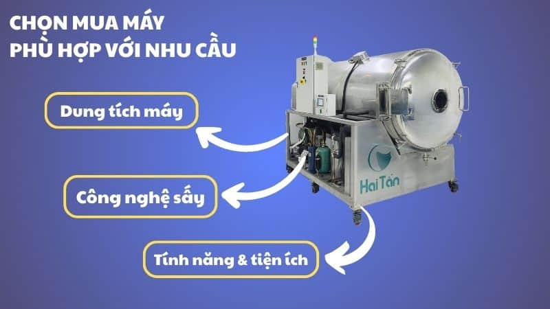 Chọn mua máy sấy thực phẩm phù hợp