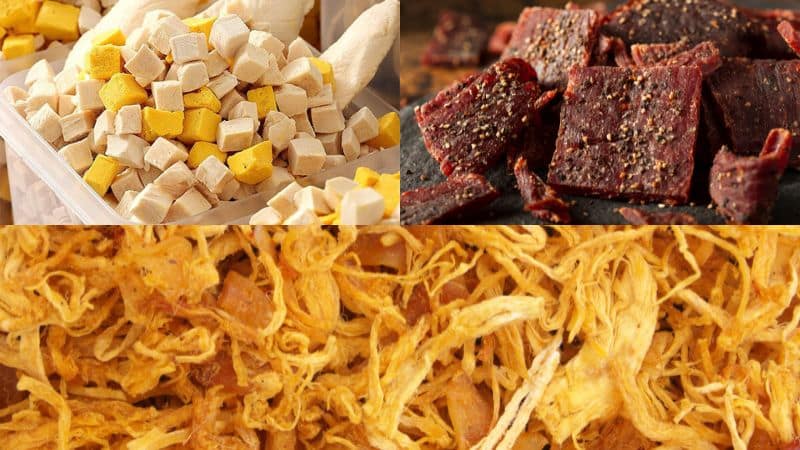 Các loại thịt sấy khô phổ biến