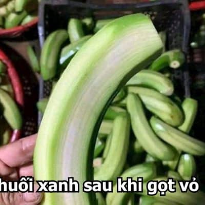 Chuoi-xanh-sau-khi-got-vo